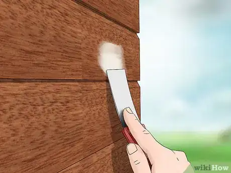 Image titled Repair Woodpecker Holes in Cedar Siding Step 2