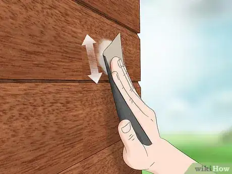 Image titled Repair Woodpecker Holes in Cedar Siding Step 3