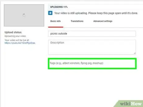 Image titled Add Tags on YouTube Step 10
