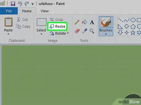 Image titled Resize an Image in Microsoft Paint Step 4