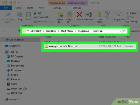 Image titled Start XAMPP at Startup in Windows Step 10