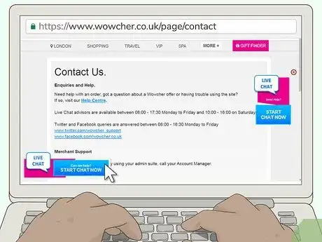 Image titled Contact Wowcher Step 1