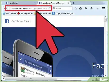 Image titled Use the Facebook Graph Search Step 2