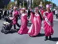 Women protesting sweatshops, The Embarcadero, San Francisco, 2008.