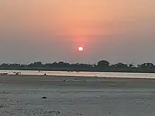 Ganag River Sunset view
