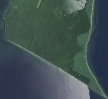 The southern and central areas of the island