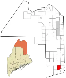 Location of Haynesville, Maine