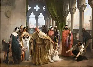 14. L'ultimo abboccamento di Jacopo Foscari con la propria famiglia (I due Foscari), 1838-1840