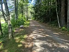 B = Boston 58 miles (93 km) marker. The opposite side will read N 46. Original paint. Oakham
