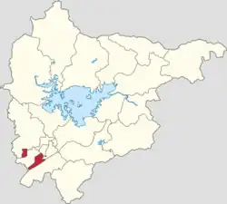 Location within Miyun District