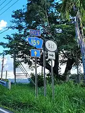 PR-159 east at PR-821 junction