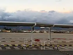View of Chauchina from Federico García Lorca Granada Airport