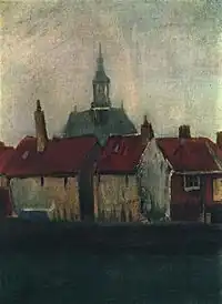 Cluster of Old Houses with the New Church in The Hague1882Private collection (F204)