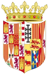 Coat of arms as queen consort and queen dowager (1505–1519)