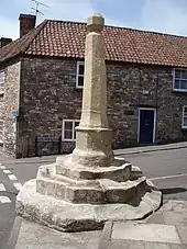 Medieval standing cross 80&nbsp;m south of St Mary's Church