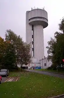 Nuclear structure research tower at Daresbury Laboratory