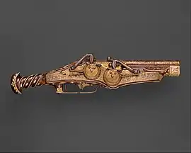 Double-Barreled Wheellock Pistol Made for Emperor Charles V, 1540