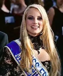 Miss France 2001 and Miss Europe 2001Élodie Gossuin