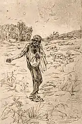 Parable of the Sower (no date) heliogravure, drypoint (16.3 x 11.4 cm) Michael C. Carlos Museum, Emory University, Atlanta