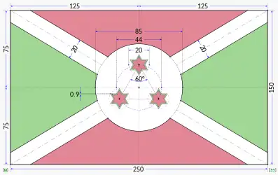 flag construction sheet
