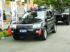A Ford Escape patrol car of the ROCMP.