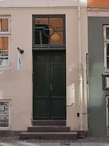 Main entrance in Fortunstræde