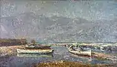Lake of Bourget (Lac du Bourget), 1926, oil on canvas, 110 x 190&nbsp;cm