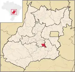 Location in Goiás state