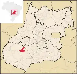 Location in Goiás state