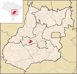 Location in Goiás state
