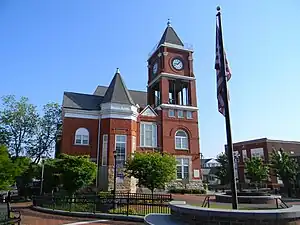The Old Paulding County Courthouse in Dallas is listed on the National Register of Historic Places