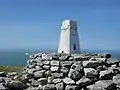 Trig point at the summit