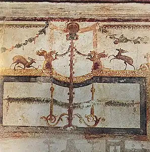 Triclinium East Wall Upper Zone