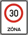 E-028Maximum speed limit zone