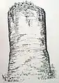 The Stone Tower in a drawing by Albert Ludorff c. 1890.