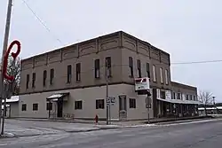 Intersection of US 24 and MO 151 in downtown Madison