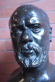 Portrait bust of John Pettie