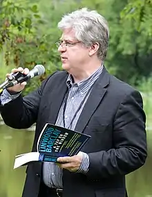 Barclay at the Eden Mills Writers' Festival in 2013