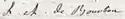 Louise Adélaïde de Bourbon's signature