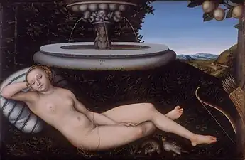 Lucas Cranach the Elder  The Nymph of the Fountain  1534