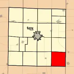 Location in McDonough County
