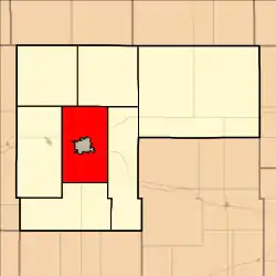 Location in Finney County
