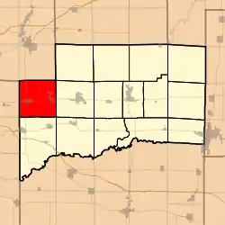 Location in Clinton County