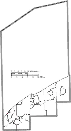 Location of Lakeline in Lake County