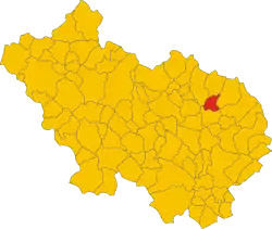 Gallinaro within the Province of Frosinone