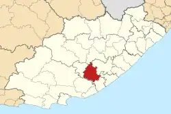 Location in the Eastern Cape