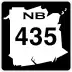 Route 435 marker