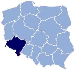 Location of Młynowiec