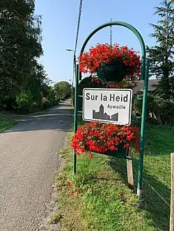 Picture of the entrance sign
