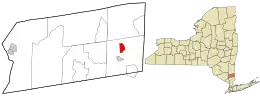 Location in Putnam County and the state of New York.